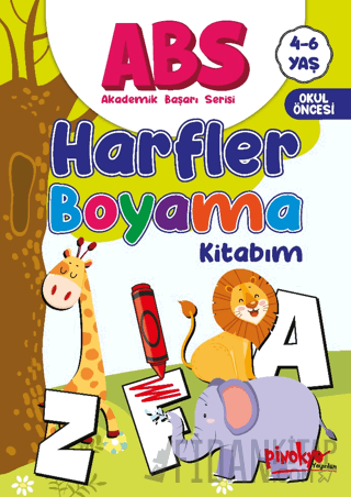 ABS 4-6 Yaş Harfler Boyama Kitabım Buçe Dayı