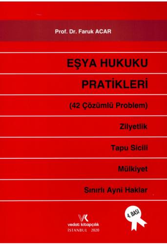 Eşya Hukuku Pratikleri