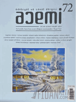Acemi Edebiyat ve Sanat Dergisi Sayı 72