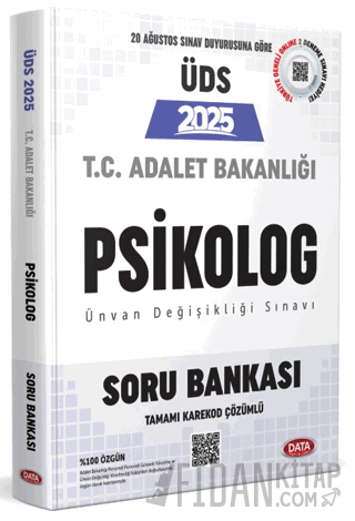 Adalet Bakanlığı ÜDS Psikolog Soru Bankası - Karekod Çözümlü