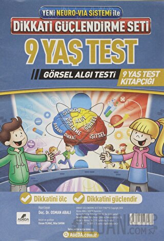 Adeda DGS Dikkati Güçlendirme Seti 9 Yaş Test Görsel Algı Testi