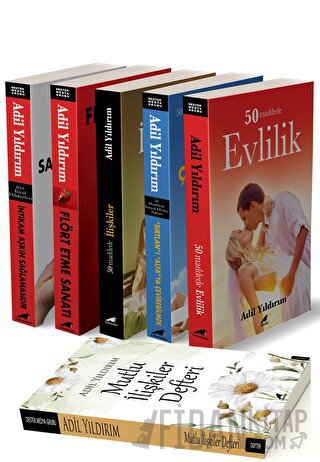 Adil Yıldırım Defter Hediyeli Kitap Seti (5 Kitap) Adil Yıldırım