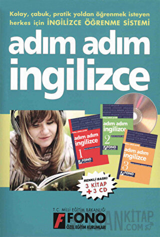 Adım Adım İngilizce (3 kitap + 3 CD)