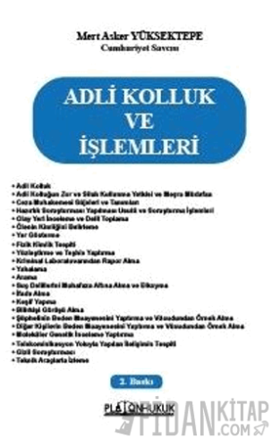 Adli Kolluk ve İşlemleri