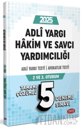 Adli Yargı Hakim ve Savcı Yardımcılığı Adli Yargı - Avukatlık Testi (2.ve 3. Oturum) Tamamı Çözümlü 5