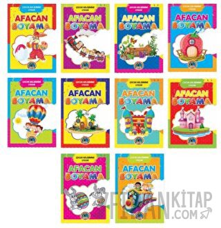 Afacan Boyama (10 Kitap Takım) Kolektif