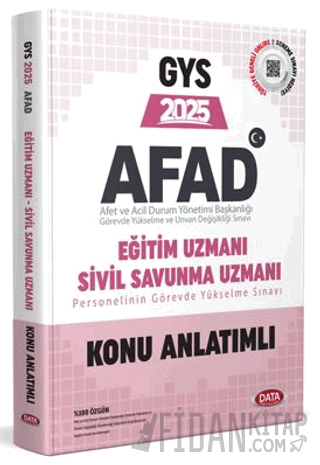 AFAD 2025 GYS Eğitim Uzmanı - Sivil Savunma Uzmanı Konu Anlatımlı