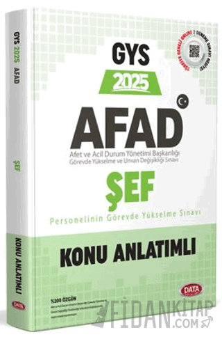AFAD Şef 2025 GYS Konu Anlatımlı