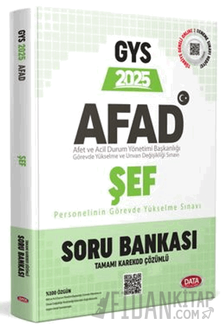 AFAD Şef 2025 GYS Soru Bankası - Karekod Çözümlü