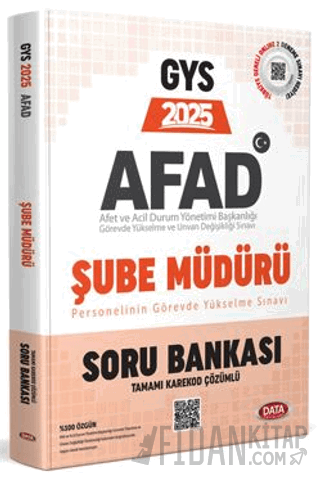 AFAD Şube Müdürü 2025 GYS Soru Bankası - Karekod Çözümlü