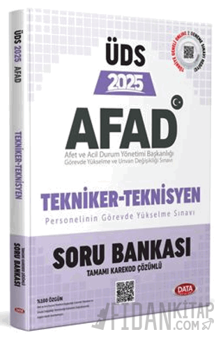 AFAD Tekniker 2025 ÜDS Soru Bankası - Karekod Çözümlü