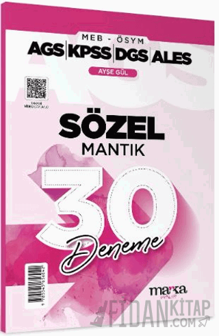 AGS KPSS DGS ALES Sözel Mantık 30 Deneme