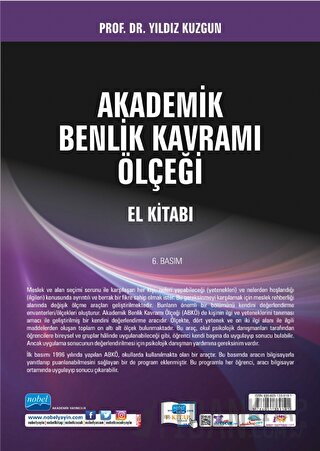 Akademik Benlik Kavramı Ölçeği El Kitabı