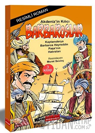 Akdeniz'in Kılıcı Barbaroslar (Resimli 3 Kitap Set)