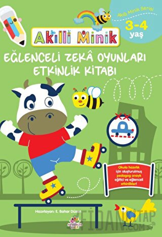 Akıllı Minik Eğlenceli Zeka Oyunları Etkinlik Kitabı 3-4 Yaş