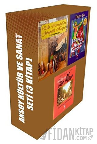 Aksoy Kültür ve Sanat Seti (3 Kitap Takım) (Ciltli)