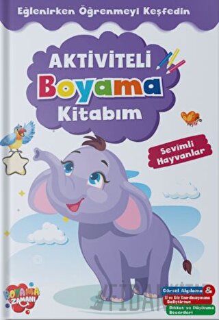 Aktiviteli Boyama Kitabı - Sevimli Hayvanlar