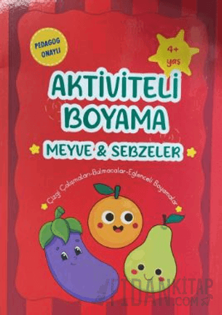 Aktiviteli Boyama Meyve & Sebzeler