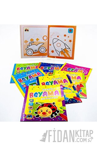 Aktiviteli Örnekli Boyama Kitabı (8 Kitap Takım)