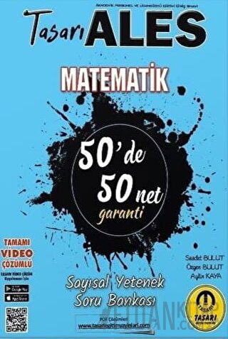 ALES Matematik 50'de 50 Net Garanti Sayısal Soru Bankası