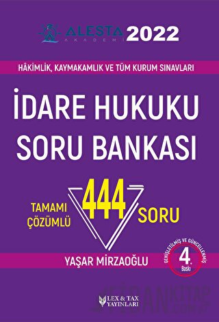 Alesta - İdare Hukuku Soru Bankası Yaşar Mirzaoğlu