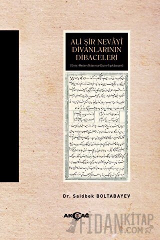 Ali Şir Nevayi Divanlarının Dibaceleri