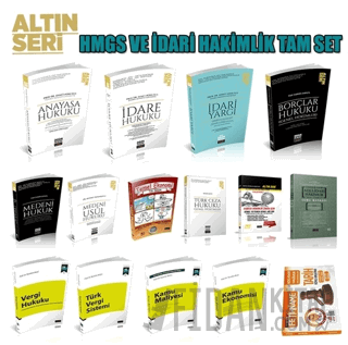 Altın Seri HMGS ve İdari Hakim Yardımcılığı Sınavı Hazırlık Konu Anlat