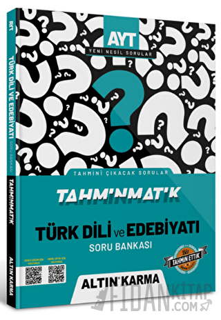 Altınkarma Tahminmatik AYT Türk Dili ve Edebiyatı  Soru Bankası Kolekt