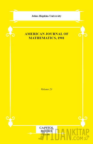 American Journal of Mathematics, 1901