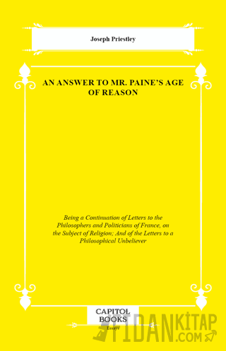 An Answer to Mr. Paine's Age of Reason