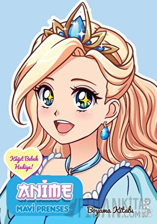 Anime Mavi Prenses Boyama Kitabı