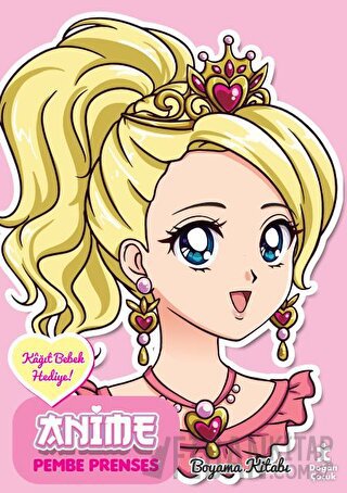 Anime Pembe Prenses Boyama Kitabı