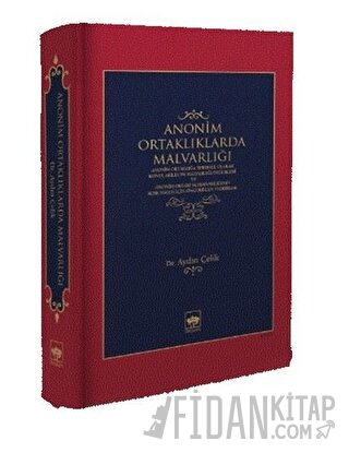 Anonim Ortaklıklarda Malvarlığı (Ciltli)
