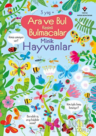 Ara ve Bul Resimli Bulmacalar Minik Hayvanlar Kirsteen Robson