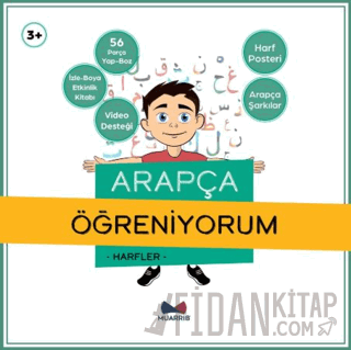 Arapça Öğreniyorum Harfler Kutusu ve Etkinlik Kitabı Set (3+Yaş) Kolle