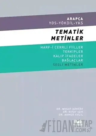 Arapça YDS - YÖKDİL - YKS Tematik Metinler