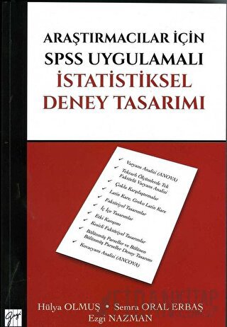 Araştırmacılar İçin SPSS Uygulamalı İstatistiksel Deney Tasarımı Ezgi 