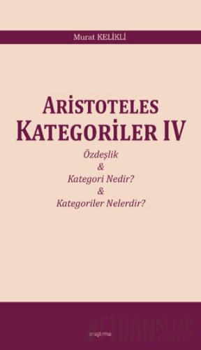 Aristoteles Kategoriler IV