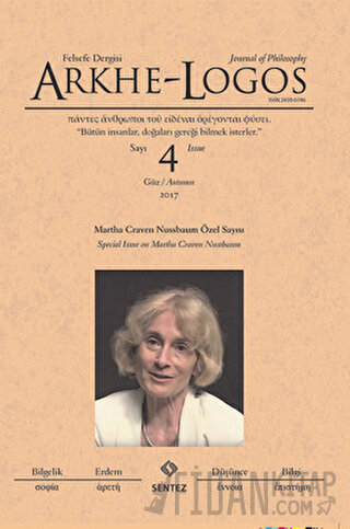 Arkhe - Logos Felsefe Dergisi Sayı: 4 Güz 2017