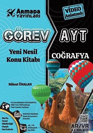 Armada Görev YKS AYT Coğrafya Konu Kitabı Yeni Nesil Bülent Ünalan