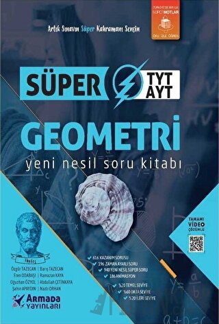 Armada YKS TYT AYT Geometri Süper Soru Kitabı Yeni Nesil