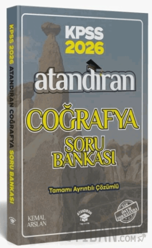 Atandıran 2026 KPSS Coğrafya Soru Bankası Çözümlü Kemal Arslan
