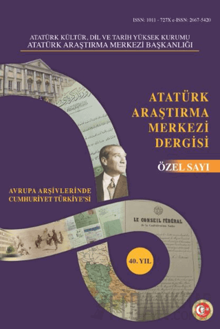 Atatürk Araştırma Merkezi Dergisi 40. Yıl Özel Sayı
