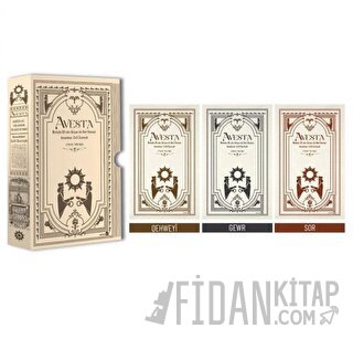 Avesta (Kahverengi, Gri, Kırmızı Renk) (Ciltli)