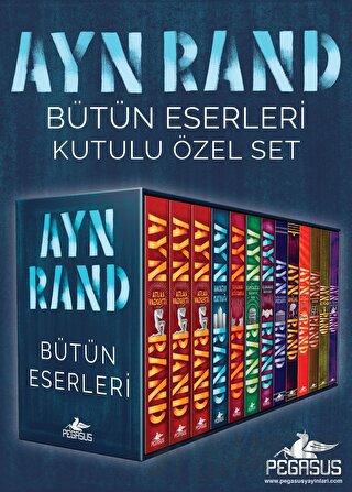 Ayn Rand Bütün Eserleri Kutulu Özel Set (13 Kitap ) Ayn Rand