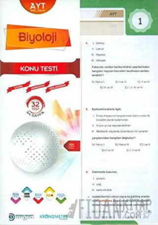 AYT Biyoloji Yaprak Test