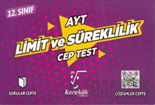 AYT Cep Test 12. Sınıf Limit ve Süreklilik