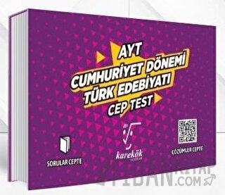 AYT Cep Test Cumhuriyet Dönemi Türk Edebiyatı Kolektif