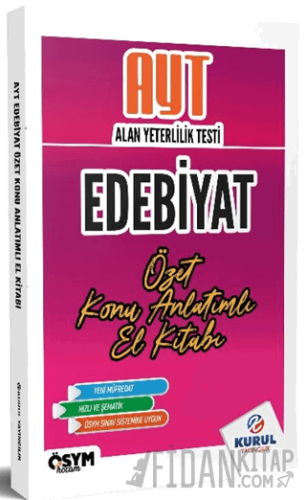 AYT Edebiyat Özet Konu Anlatımlı El Kitabı