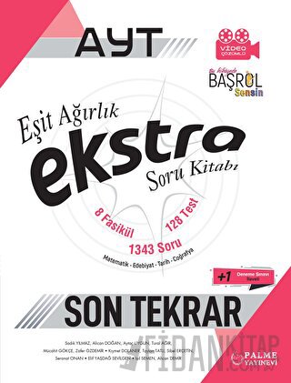 AYT Ekstra Eşit Ağırlık Soru Kitabı